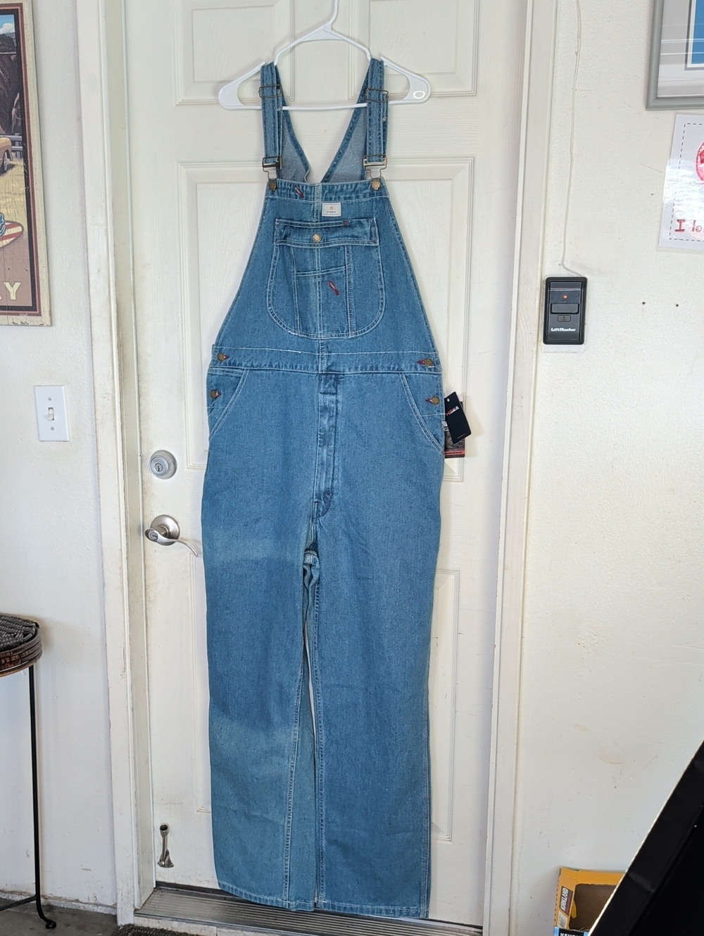 Hisea bib overalls 38x34 NWT Flawed.